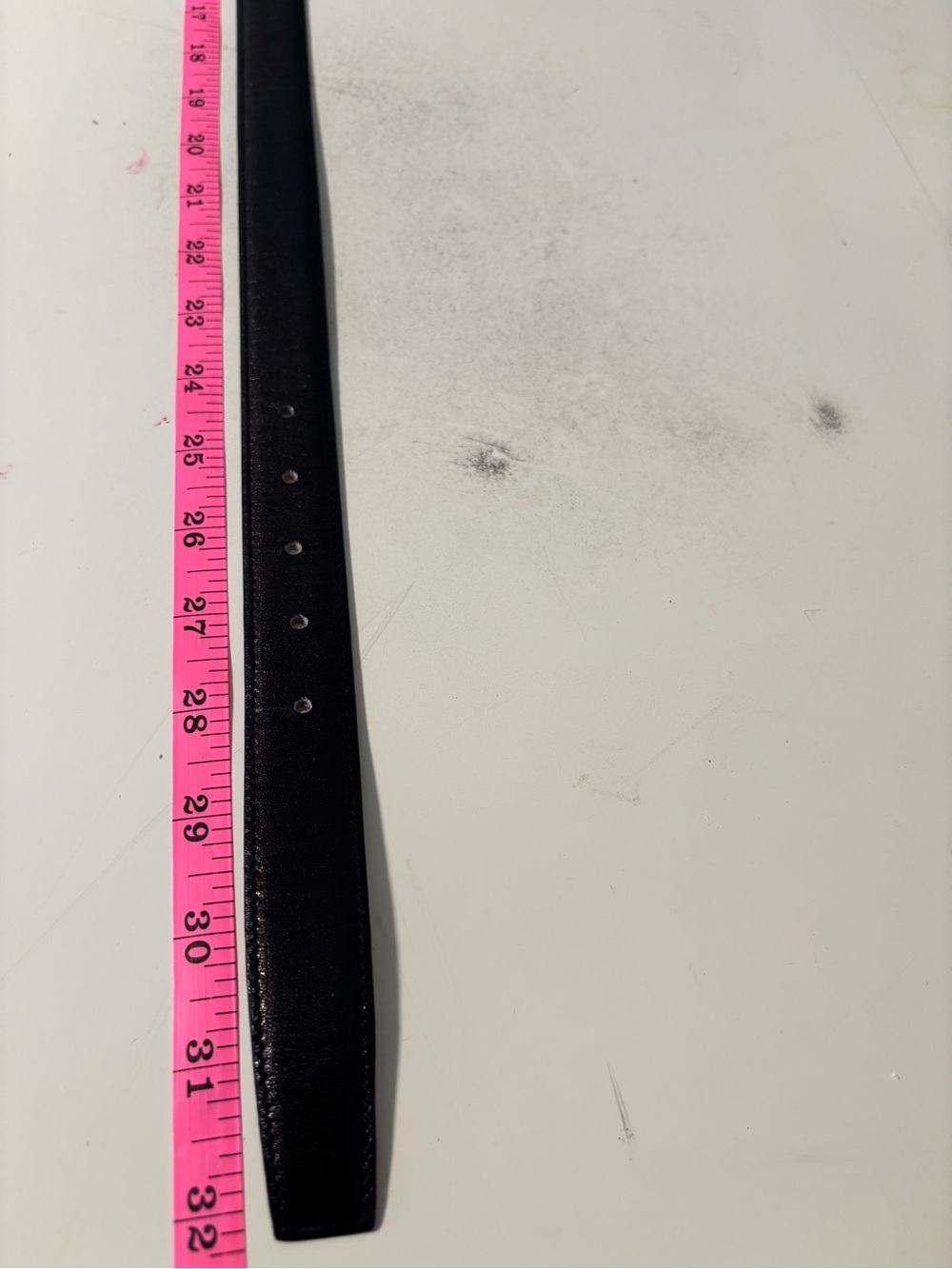Vintage Celine Horse Carriage Reversible Leather Belt Black & Burgundy Gold - Picture 14 of 14
